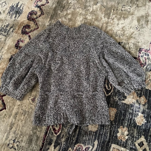 J. Jill Black and Gray Sweater Cardigan - Picture 2 of 5